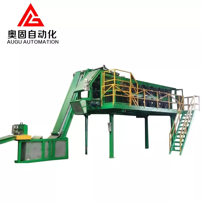 Dây chuyền làm mát hàng loạt cao su hình chữ U